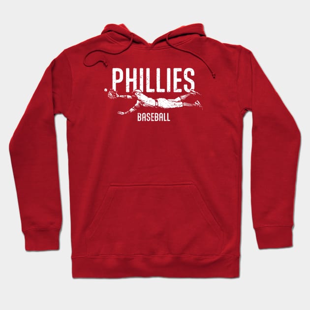 Vintage Phillies Catch Hoodie by Throwzack